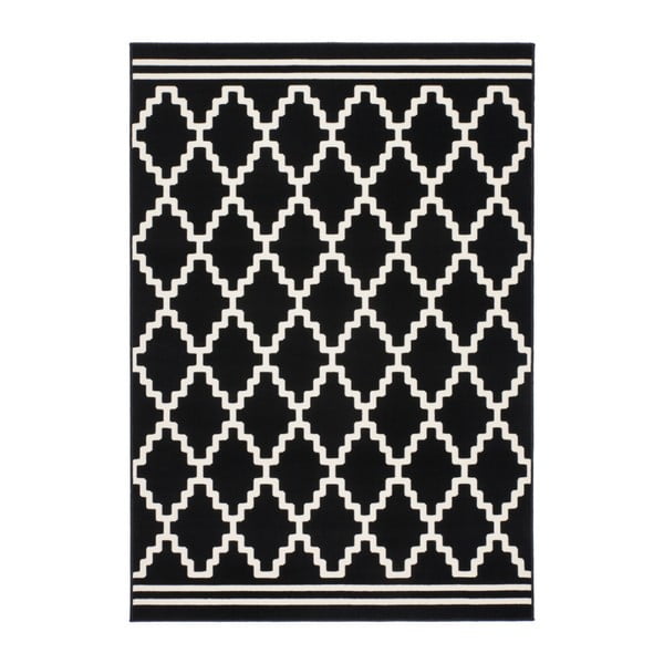 Ručně tkaný koberec Kayoom Finesse 322 Graphit, 120 x 170 cm