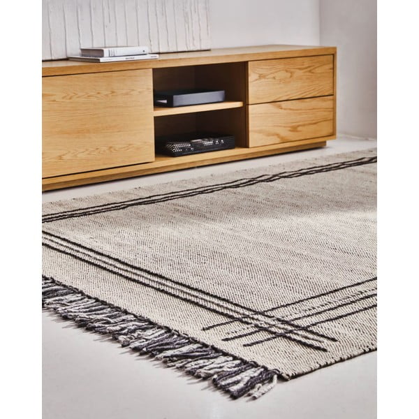 Světle hnědý vlněný koberec 160x230 cm Eneo – Kave Home-image-3