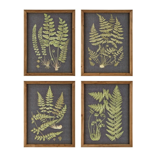 Sada 4 obrázků KJ Collection Botany, 45 x 35 cm
