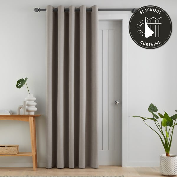 Šedý zatemňovací závěs do dveří 117x213 cm Wilson – Catherine Lansfield-image-4