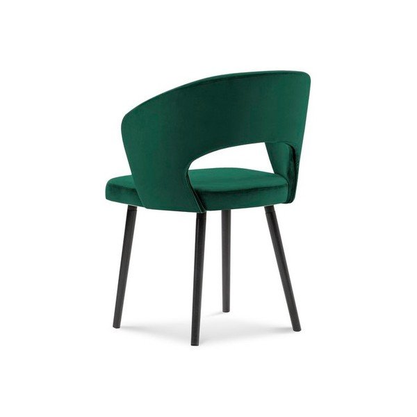 Lahvově zelená jídelní židle se sametovým potahem Windsor & Co Sofas Elpis-image-2