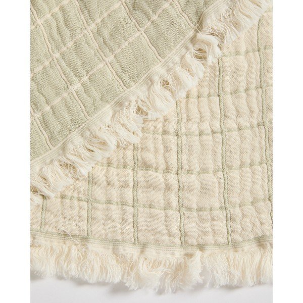 Světle zelená dětská deka z žakáru 130x170 cm Tivaro – Kave Home-image-4