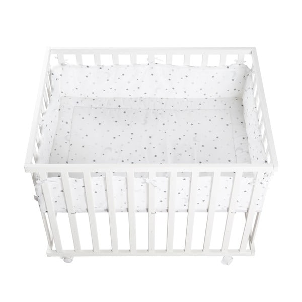 Bílá dětská ohrádka 100x75 cm Sternenzauber – Roba-image-1
