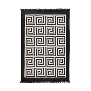 Béžovo-černý oboustranný koberec Framed, 80 x 150 cm