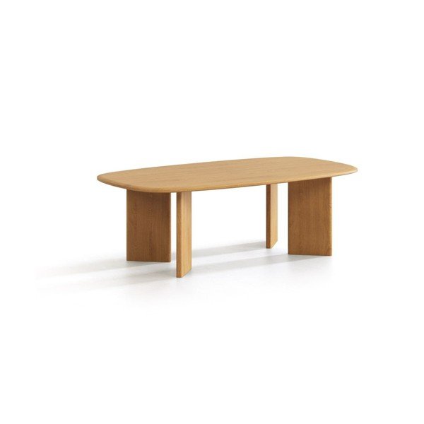 Konferenční stolek z dubového dřeva v přírodní barvě 60x120 cm Charlotte – Micadoni 