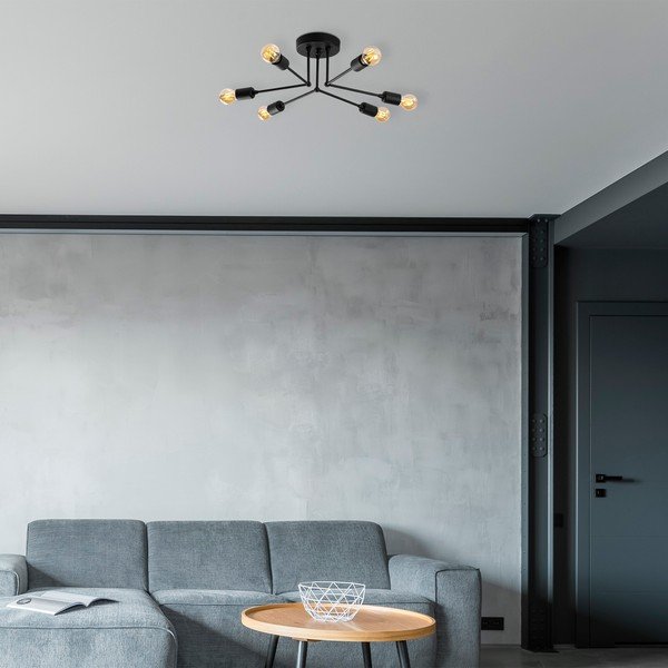 Černé stropní svítidlo Sparrow – Opviq lights-image-1