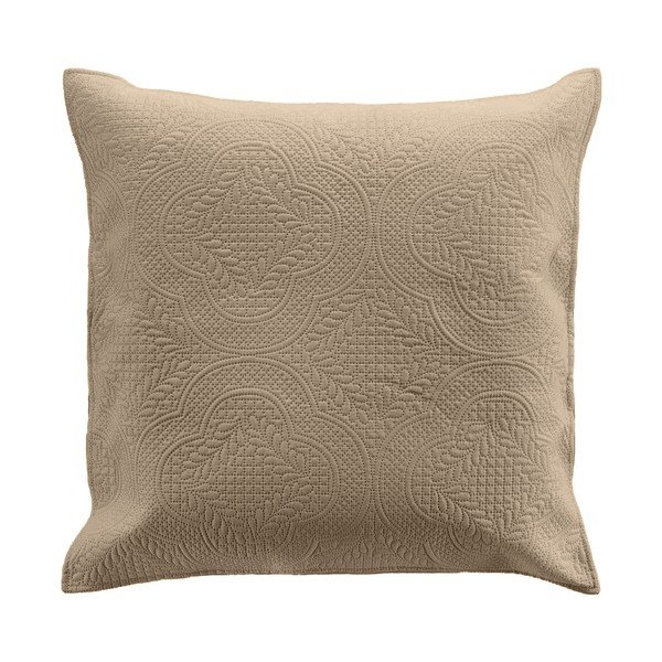 Světle hnědý set přehozu a povlaku na polštář z mikrovlákna 240x260 cm Romane – douceur d'intérieur-image-4