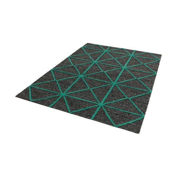 Černo-zelený koberec Asiatic Carpets Prism, 200 x 290 cm-image-2