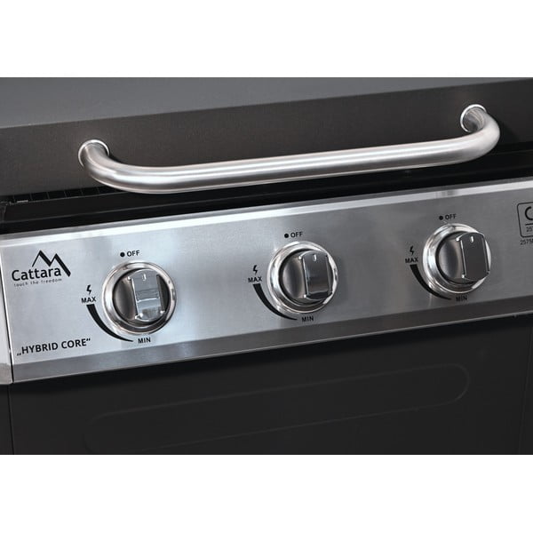 Gril na plyn i dřevěné uhlí Hybrid Core – Cattara-image-3