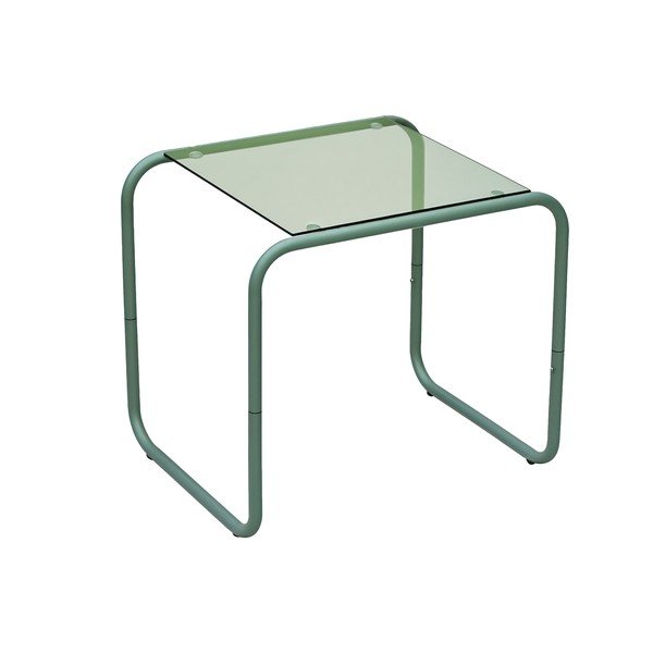 Odkládací stolek se skleněnou deskou 40x50 cm Ventana – Leitmotiv