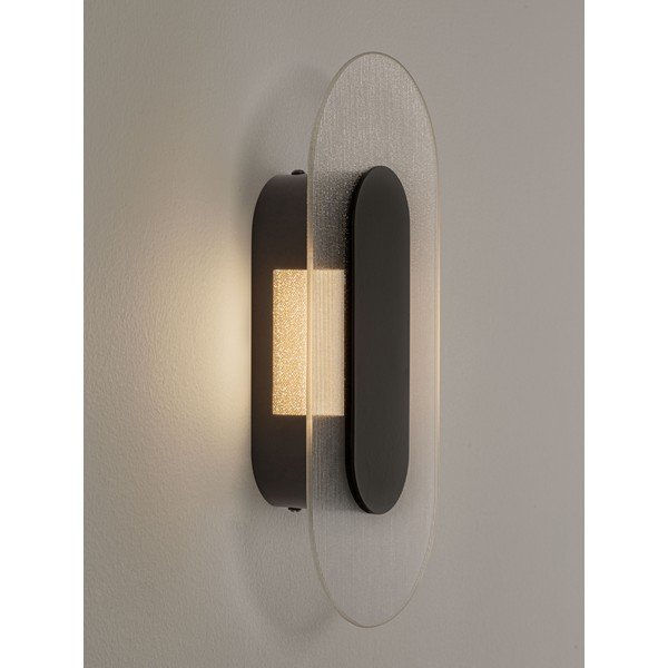 Matně černé kovové LED nástěnné svítidlo Vetrio – Nova Luce-image-1