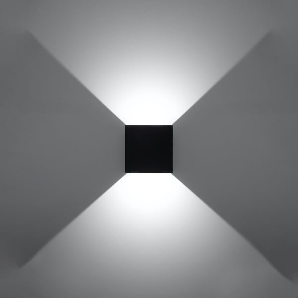 Černé LED nástěnné svítidlo Pinio – Sollux-image-3