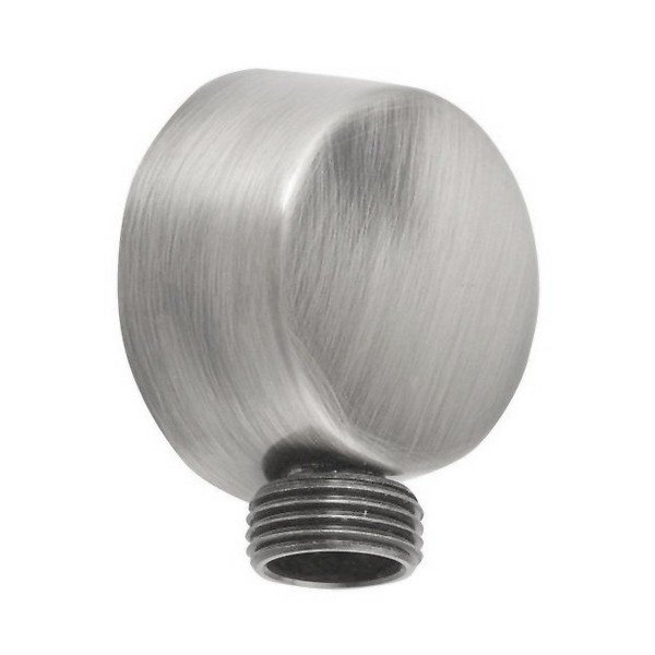 Mosazný díl pro připojení sprchy v matně stříbrné barvě ø 5 cm – Sapho