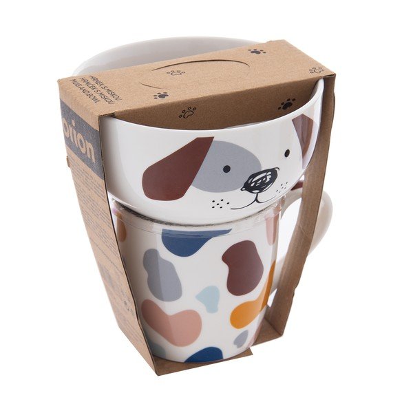 Porcelánový set hrnku a misky 2 ks 350 ml – Orion-image-4