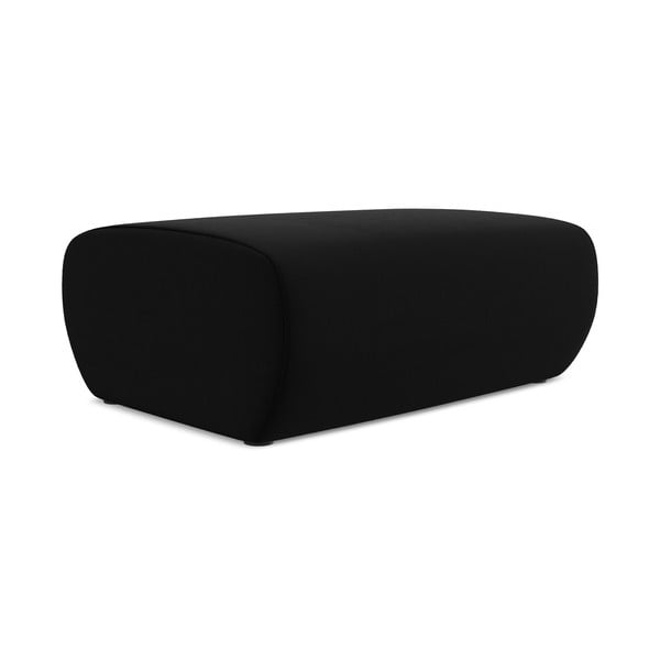 Černá sametová podnožka Kapua – Makamii-image-1