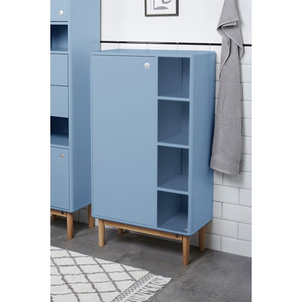 Světle modrá vysoká závěsná koupelnová skříňka 66x100 cm Color Bath – Tom Tailor-image-1