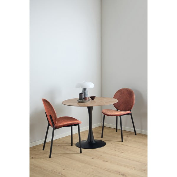 Jídelní židle v terakotové barvě Cliff – Actona-image-1