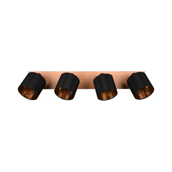 Bodové svítidlo v černo-přírodní barvě ø 12 cm Tommy – Trio