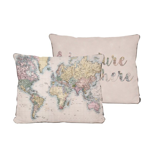 Polštář Surdic Map, 50 x 35 cm-image-2