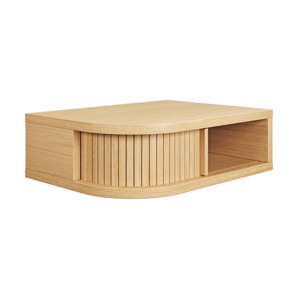 Noční stolek v dekoru dubu v přírodní barvě Farsta – Woodman-image-2