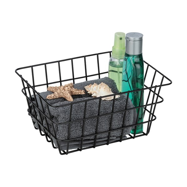 Černý úložný košík Wenko Viana-image-2