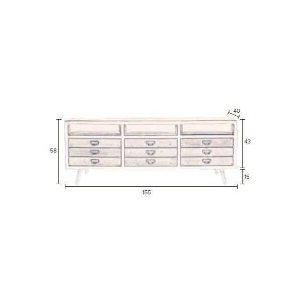 Komoda Dutchbone Sol, délka 155 cm-image-2