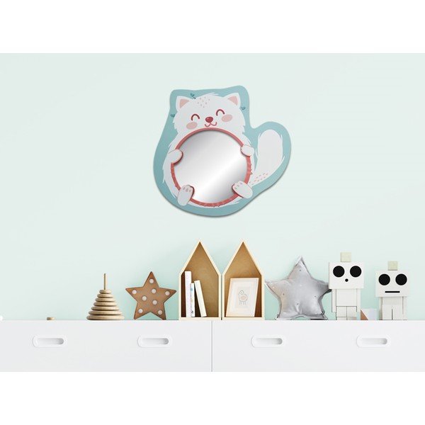 Nástěnné zrcadlo ø 20 cm Kitty – Mioli Decor-image-1