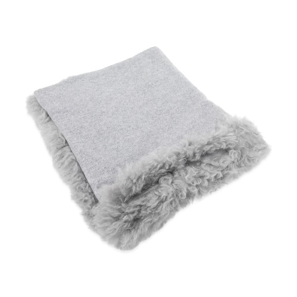 Vlněno-kožešinová deka 140x180 cm – Native Natural-image-3