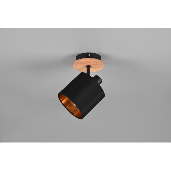 Bodové svítidlo v černo-přírodní barvě ø 12 cm Tommy – Reality-image-2