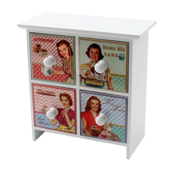 Šperkovnice se šuplíky Pin Up