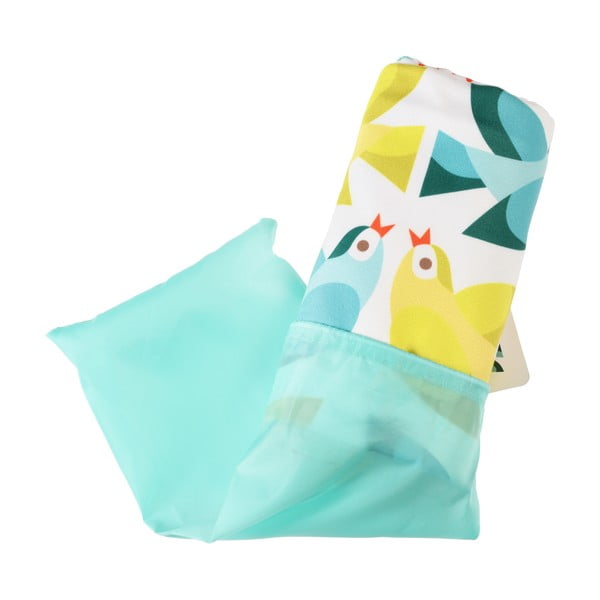 Žluto-modrá osuška z mikrovlákna Rex London Love Birds, 70 x 150 cm-image-3