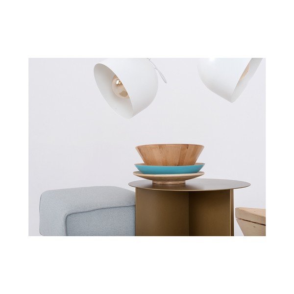 Konferenční kovový stůl ve zlaté barvě Custom Form Oli, ⌀ 50 cm-image-2