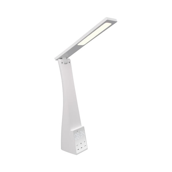 Bílá LED stolní lampa s časovačem (výška 45 cm) Linus – Trio