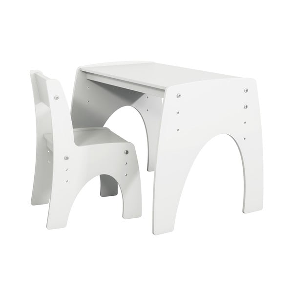 Bílá dětská židle Klips – Pinio-image-3