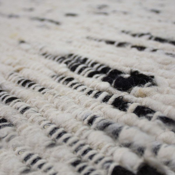 Šedý/slonovinový ručně tkaný vlněný koberec 160x230 cm Ellsa  – Flair Rugs-image-3