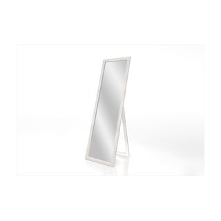 Stojací zrcadlo s bílým rámem Styler Sicilia, 46 x 146 cm