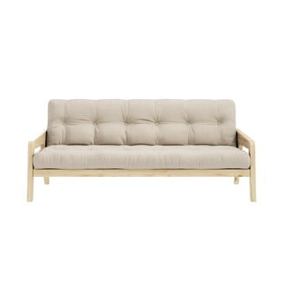 Béžová rozkládací pohovka 204 cm Grab - Karup Design
