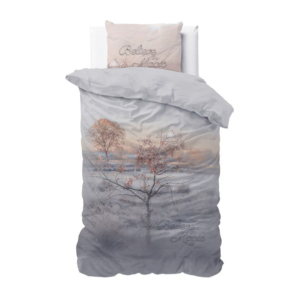 Bavlněné povlečení na jednolůžko Sleeptime Dream Tree, 140 x 220 cm