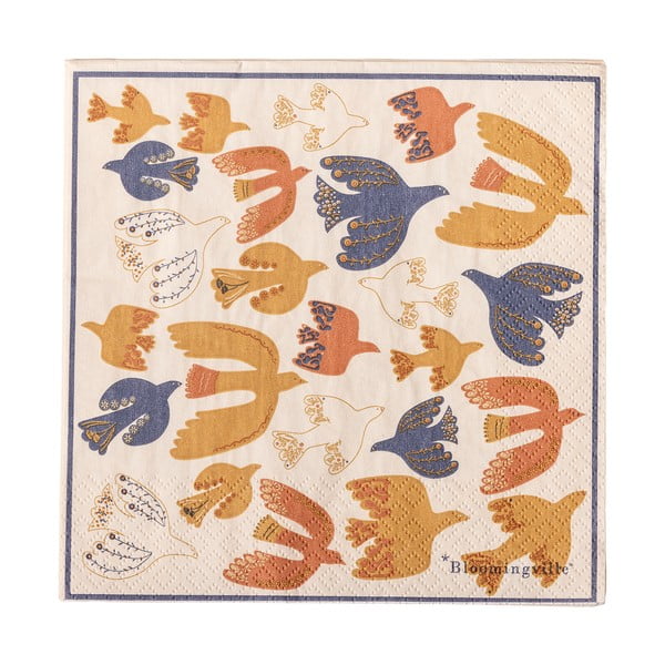 Papírové ubrousky v sadě 20 ks 33x33 cm Anniversary – Bloomingville-image-2