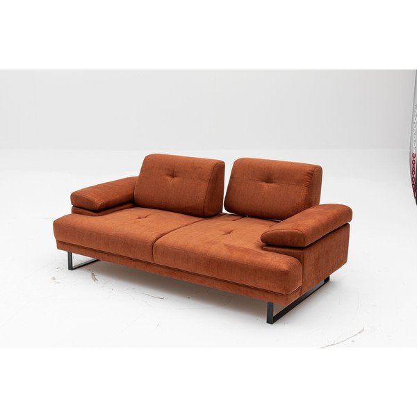 Oranžová pohovka 199 cm Mustang – Balcab Home-image-4