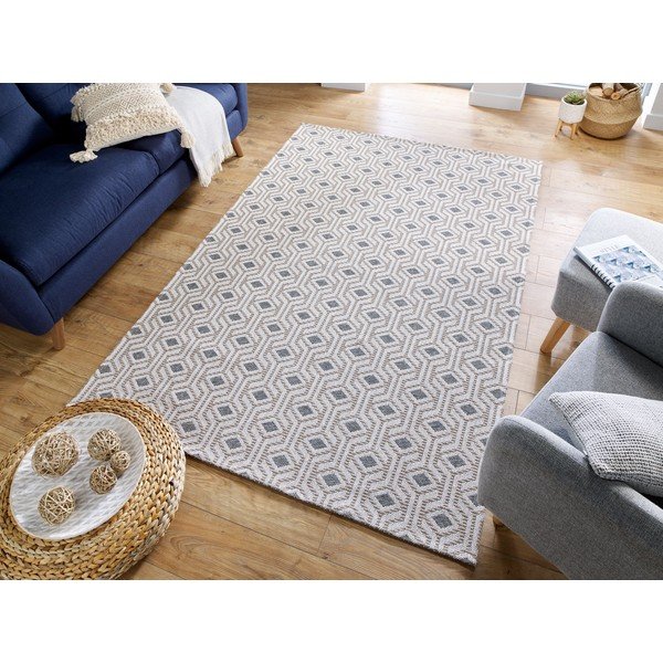 Béžovo-šedý bavlněný koberec Flair Rugs Bombax, 114 x 170 cm-image-4