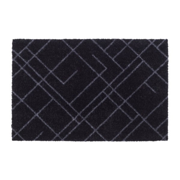 Černošedá rohožka tica copenhagen Lines, 40 x 60 cm