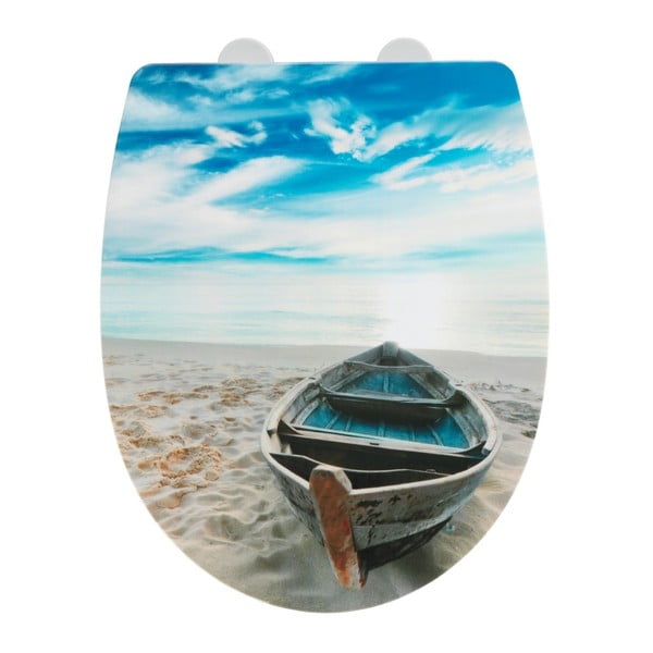 Záchodové prkénko s automatickým zavíráním 36,5 x 45 cm Boat – Wenko