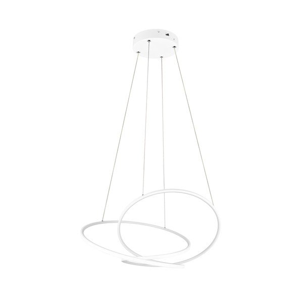 Bílé LED stmívatelné závěsné svítidlo Darvin – Trio