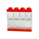 Červenobílá sběratelská skříňka na 8 minifigurek LEGO®