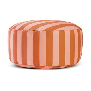 Růžovo-hnědý taburet Stripes – Really Nice Things