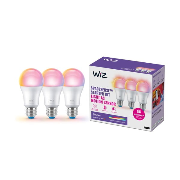 LED smart žárovky v sadě 3 ks E27, 9 W – WiZ-image-3
