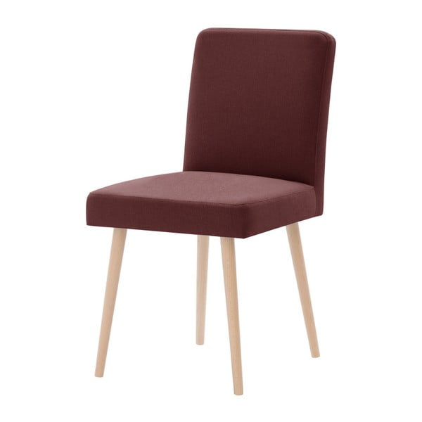 Cihlově červená židle s hnědými nohami Ted Lapidus Maison Fragrance