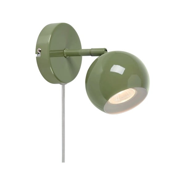 Zelené nástěnné svítidlo do zásuvky Pop – Markslöjd