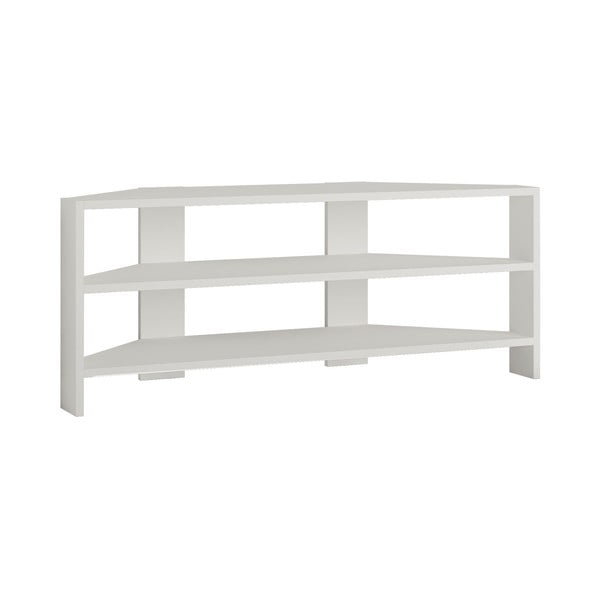Bílý TV stolek 110x45x36 cm Thales Corner – Kalune Design